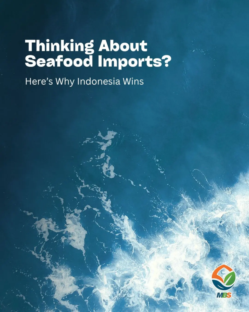 Seafood imports from Indonesia