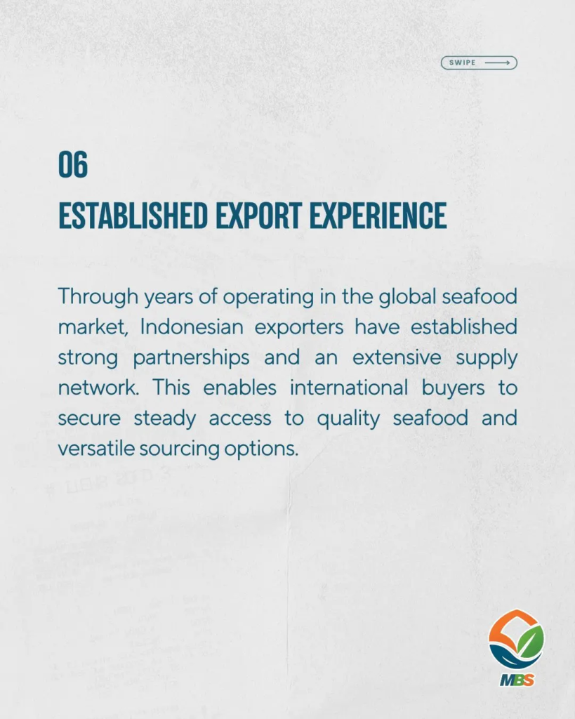 Established export experience