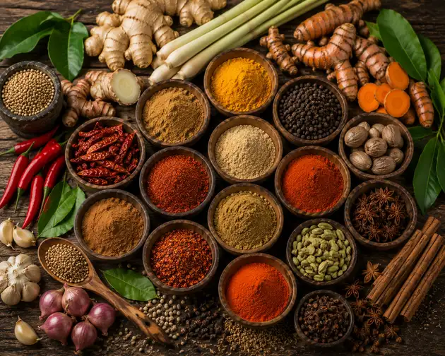 Nutmeg, Turmeric, and Cloves